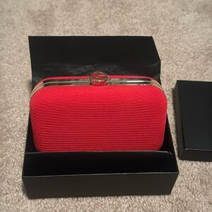Giorgio Armani red clutch ❤️